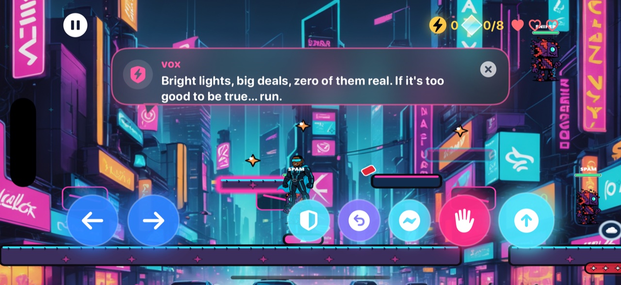 Gameplay in Scam City